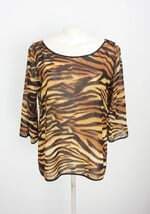 blusa feminina animal print