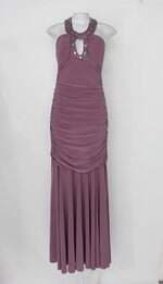 Vestido de Festa arrazo fashion feminino roxo