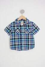 camisa cherokee kids estampado em xadrez