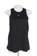 regata esportiva Reebok feminina preta com silk