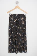 calça pantalona amaro feminina floral com sobreposição