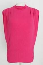 vestido shoulder feminino rosa com pregas