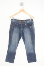 calça jeans claudia rabelo feminina azul