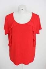 blusa marisa feminina vermelha com babado