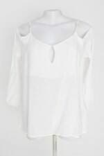 blusa manga longa mob feminina branca