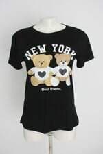 blusa feminina preta com silk