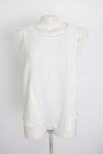 blusa feminina branca com recortes