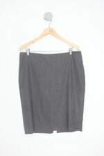 saia practory feminina cinza com fenda e forro