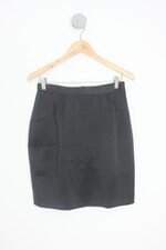 saia viva vida feminina preta com forro