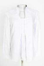 camisa tufi duek feminina branca com pregas