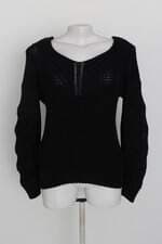 blusa tricô feminino preto