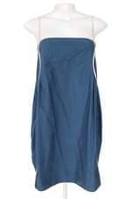 Vestido Regata Curto Uniqlo azul