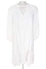 vestido hit feminino branco com bordado