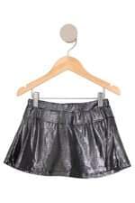 saia papillon kids preta com brilho e forro