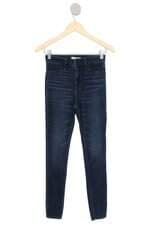 calça jeans Abercrombie & Fitch feminina azul