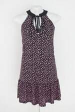 vestido renner feminino preto estampado