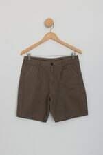 bermuda de sarja riachuelo feminina marrom