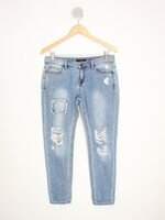 calça slim forever21 feminina azul