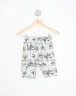 bermuda kids estampada com cós com elástico