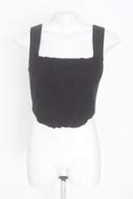 regata cropped feminina preta
