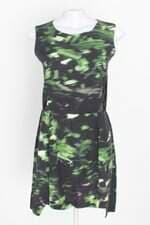 vestido osklen feminino verde com tule