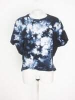 blusa Le Lis Blanc feminina preta estampada