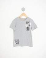 camiseta kids cinza com silk