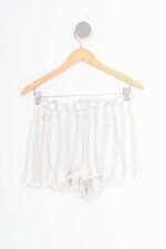 shorts cotton on feminino listrado com cós com elástico e franzido