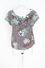 blusa ciganinha feminina estampada