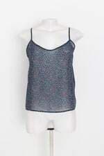 regata feminina colorida com transparência