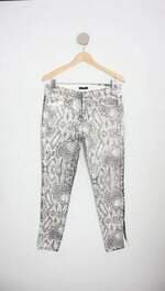 calça de sarja Le Lis Blanc feminina estampada 