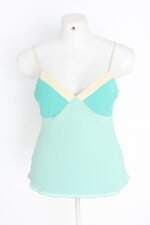 regata feminina multicolor com plissado