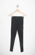 calça de tecido feminin preta