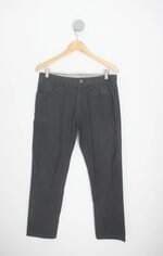 calça de tecido calvin klein feminina cinza