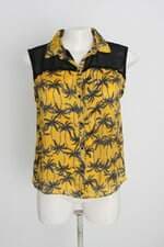 blusa Maria Filó feminina estampada com recortes