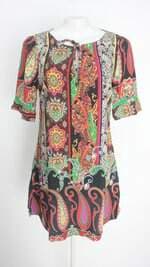 vestido feminino estampado