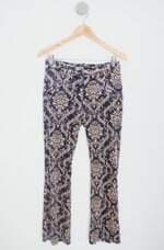 calça de tecido luigi bertolli feminina estampada