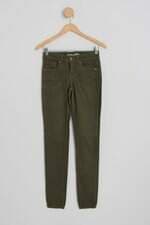 calça de sarja feminina verde