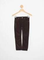 calça de tecido trade mark kids marrom