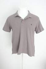 camisa polo foxton masculina cinza
