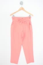 calça de tecido charisma feminina rosa com faixa lateral