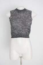 regata H&m feminina cinza mescla
