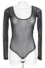 Body Zara Transparente Preto