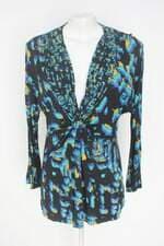 blusa bcbg maxazria feminina estampada com franzido