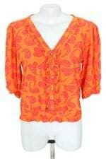 blusa Renner feminina laranja