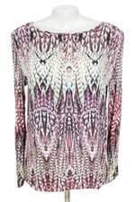 blusa Bobstore feminina estampada com recortes