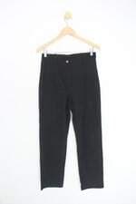 calça de tecido feminina preta
