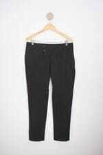 calça de tecido mar negro feminina preta