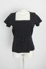 blusa ellen brook feminina preta