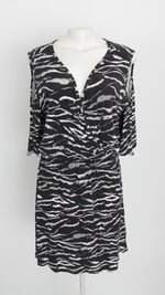 vestido marisa feminino preto estampado